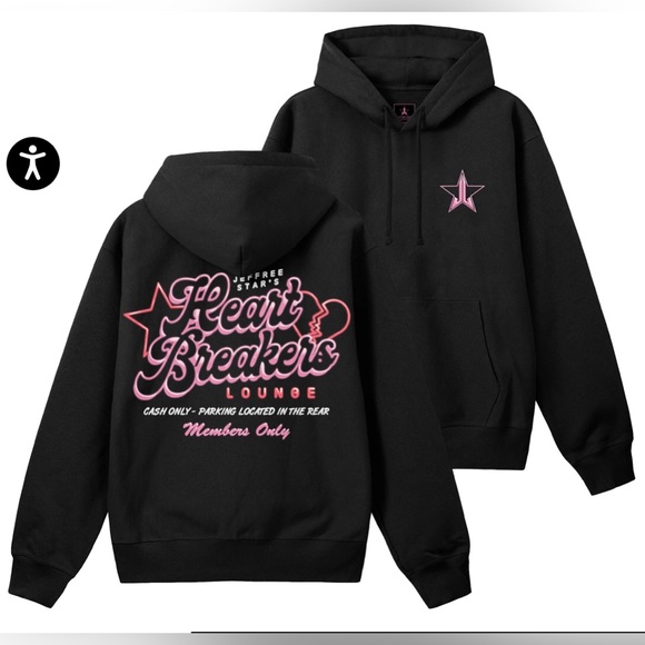Custom ⭐️ Jeffree Star ⭐️ Heartbreaker hoodie size 2x - Picture 3 of 5